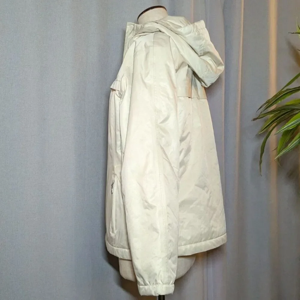 Prada Goretex Jacket Hood Nylon Art. 280336 Pockets Size 40 US 4